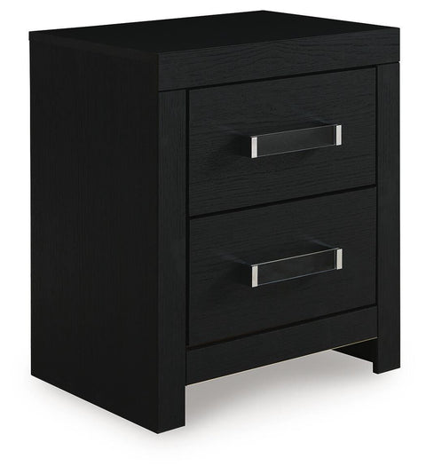 Maeling Upholstered Panel Bed, Dresser and Nightstand