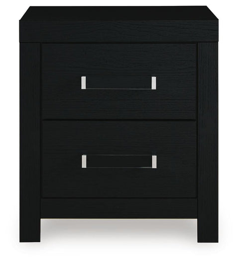 Maeling Upholstered Panel Bed, Dresser and Nightstand