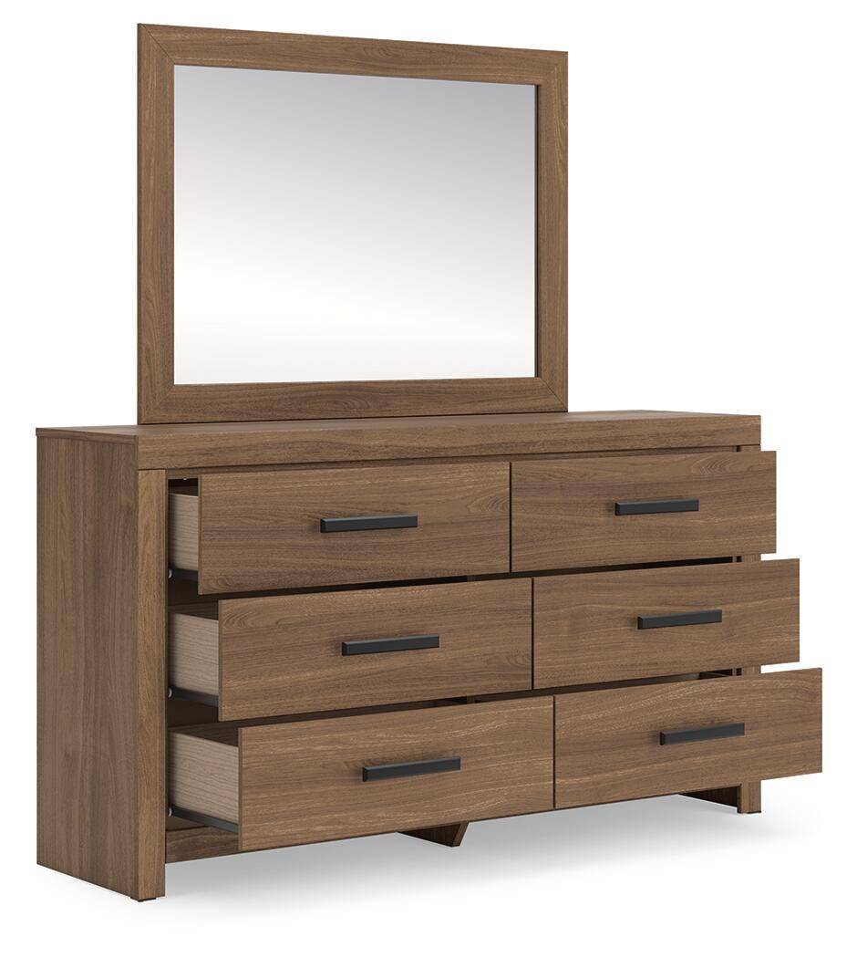 Dunridge Panel Bed, Dresser and Mirror
