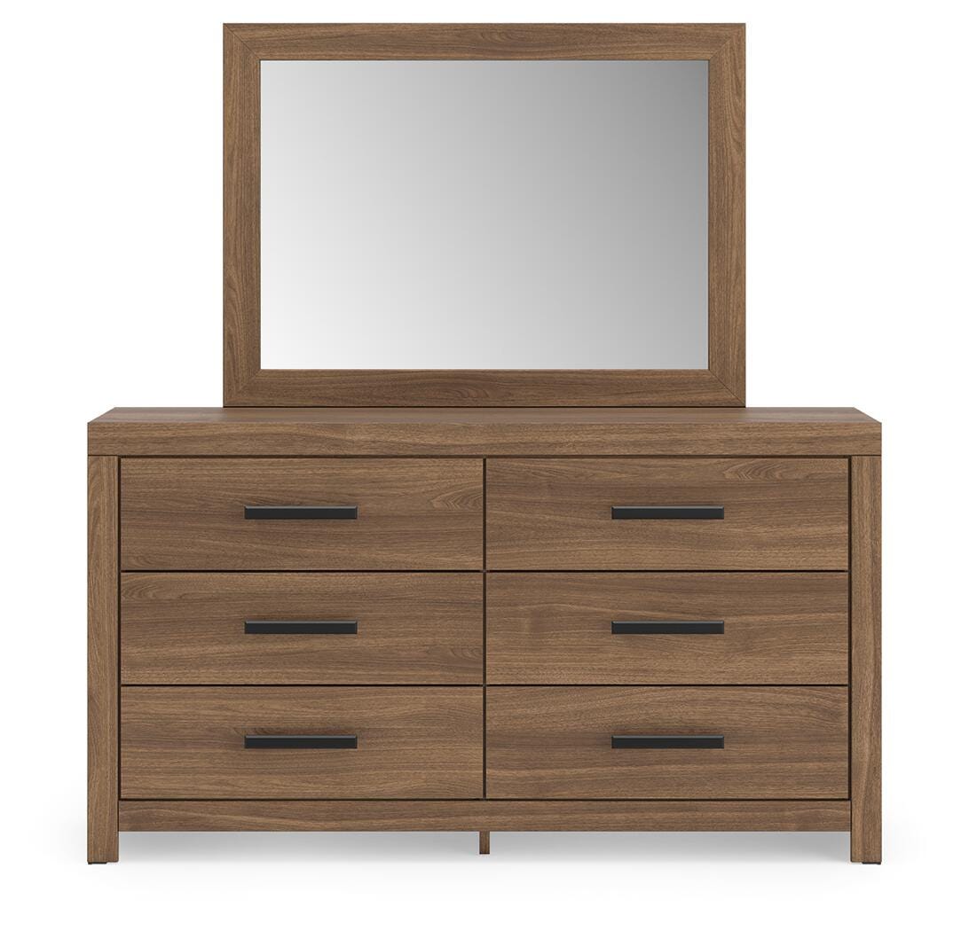 Dunridge Panel Bed, Dresser, Mirror and Nightstand