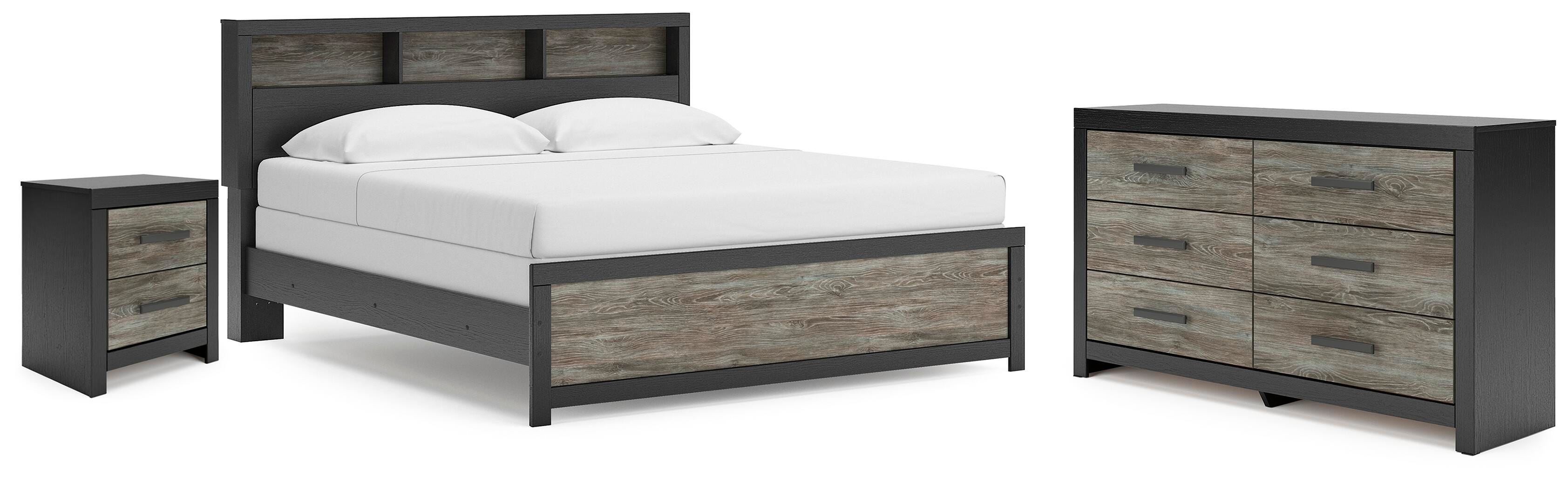 Broachmyn Panel Bed, Dresser, and Nightstand