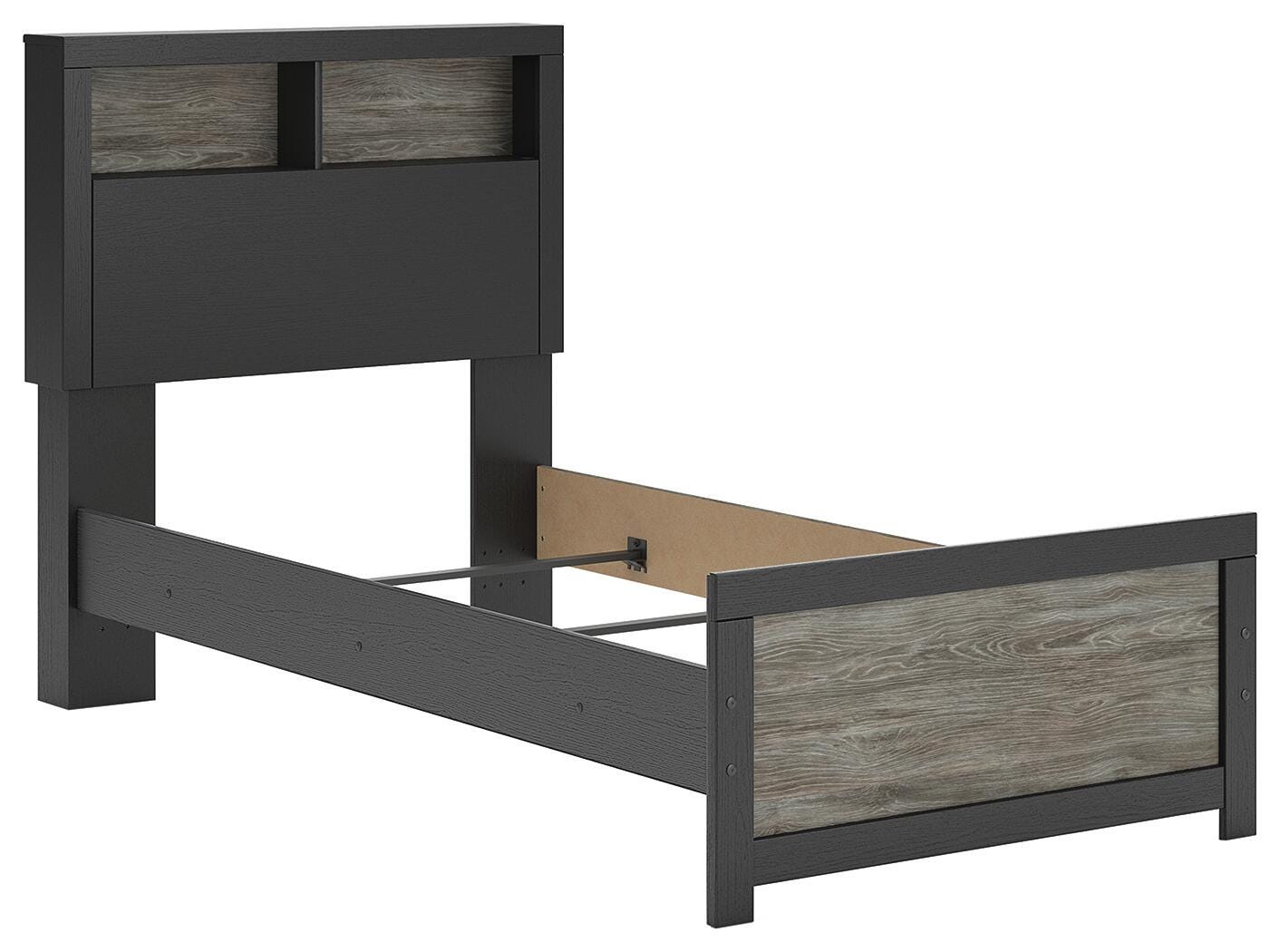 Dunridge Bookcase Bed, Dresser and Mirror