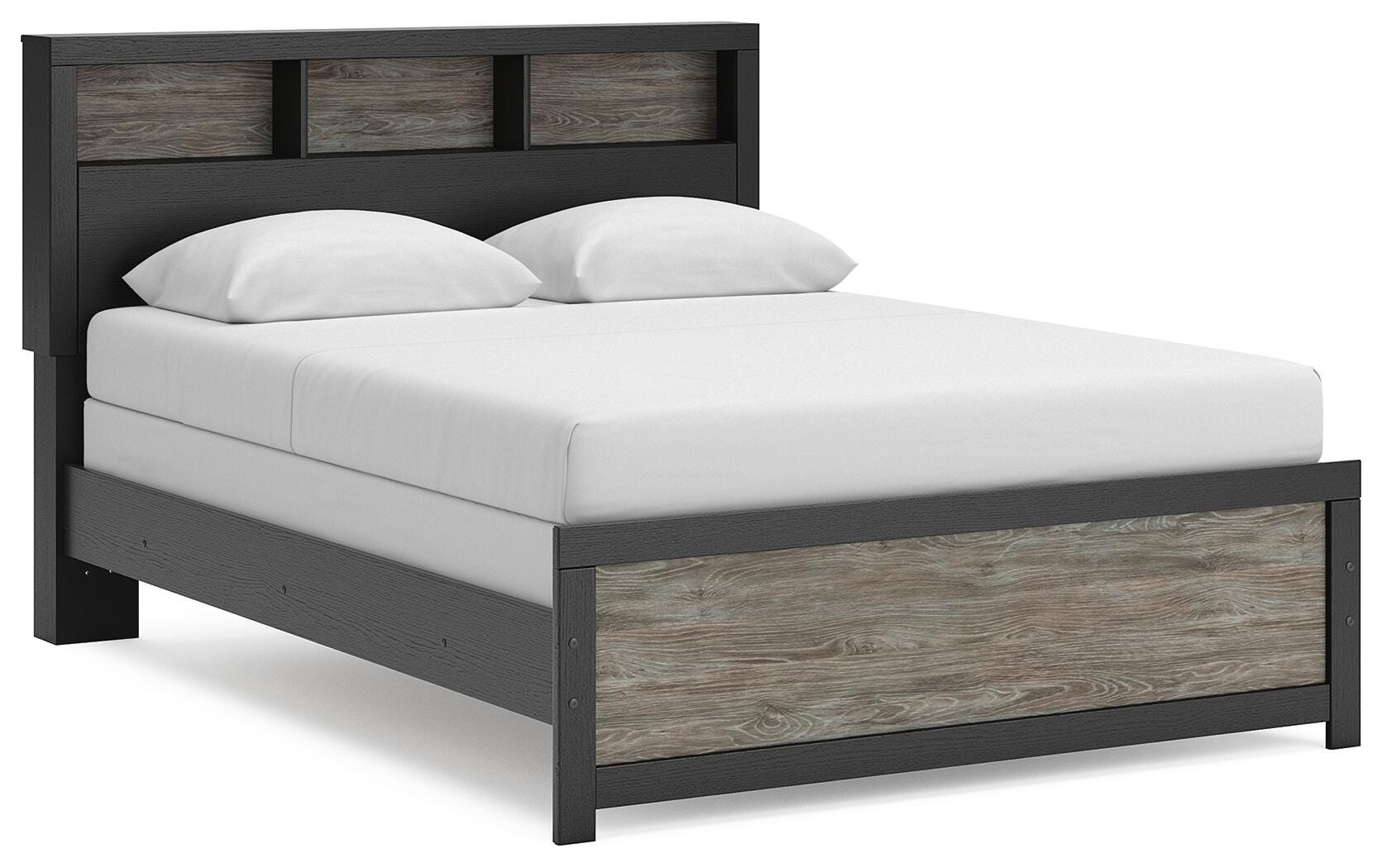 Dunridge Bookcase Bed, Dresser and Mirror