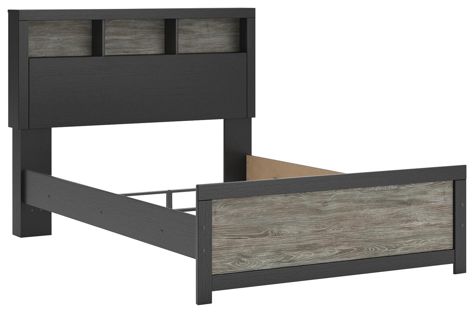 Dunridge Bookcase Bed, Dresser and Mirror
