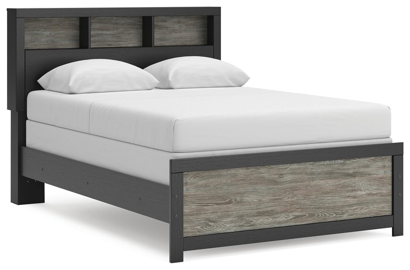 Dunridge Bookcase Bed, Dresser and Mirror