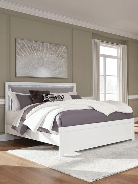 Maeling Upholstered Panel Bed