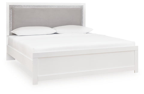 Maeling Upholstered Panel Bed
