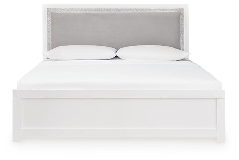 Maeling Upholstered Panel Bed