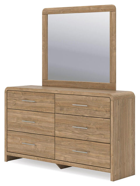 Gramburg Panel Bed, Dresser and Mirror