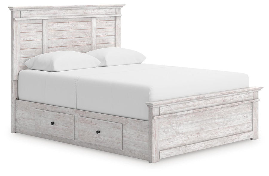 Makidern Panel Storage Bed