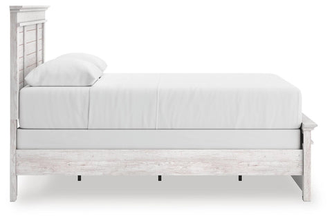 Makidern Panel Bed, Dresser, Mirror and Nightstand