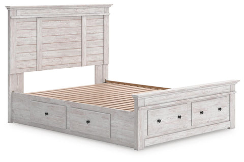 Makidern Panel Storage Bed