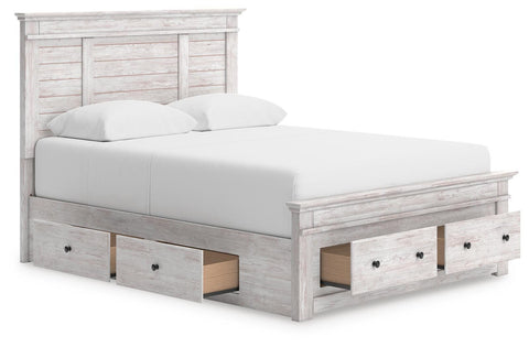 Makidern Panel Storage Bed