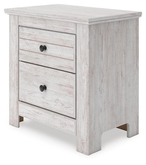 Makidern Panel Bed, Dresser, Mirror and Nightstand