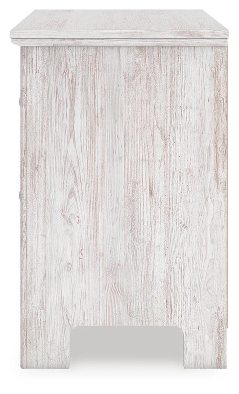 Makidern Panel Bed, Dresser, Mirror and Nightstand