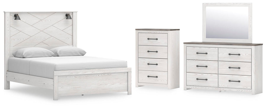 Gerridan Panel Bed, Dresser, Mirror and Chest