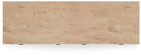 Cielden Upholstered Bed with Roll Slats and Dresser