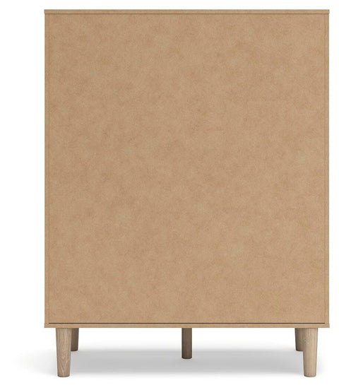Cielden Upholstered Bed with Roll Slats, Dresser, Mirror, Chest and Nightstand