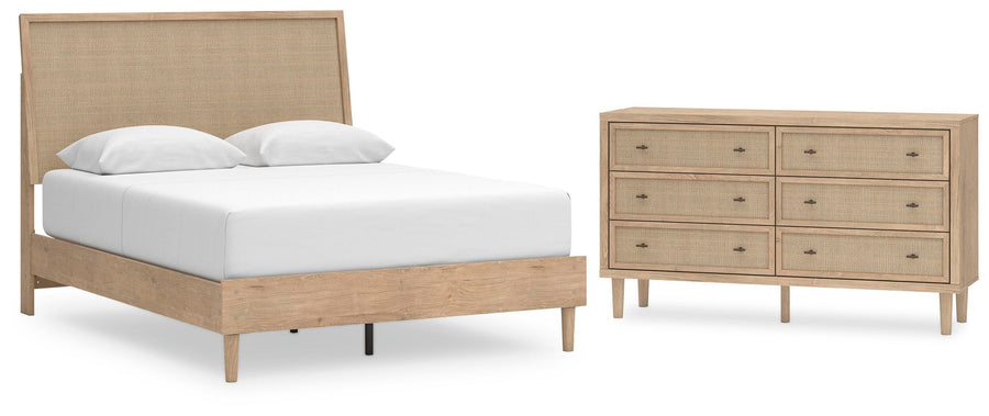 Cielden Panel Bed with Dresser