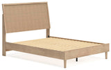 Cielden Panel Bed with Mirrored Dresser
