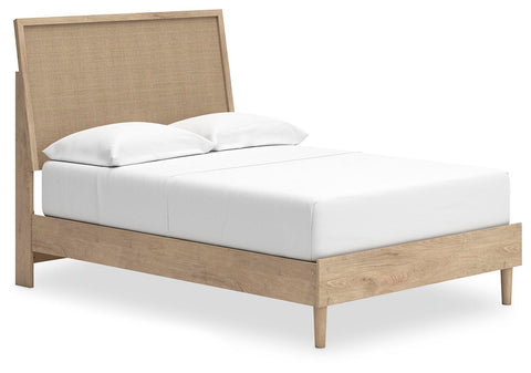 Cielden Panel Bed with 2 Nightstands