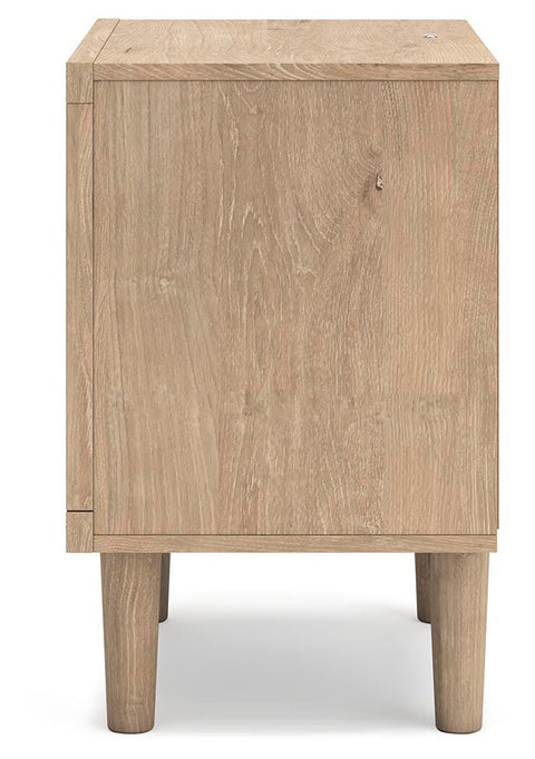 Cielden Upholstered Bed with Roll Slats, Dresser, Mirror, Chest and Nightstand