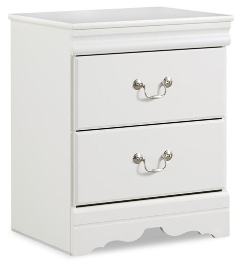 Anarasia Sleigh Bed and Nightstand