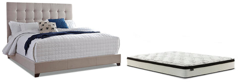 Dolante Upholstered Bed with Mattress