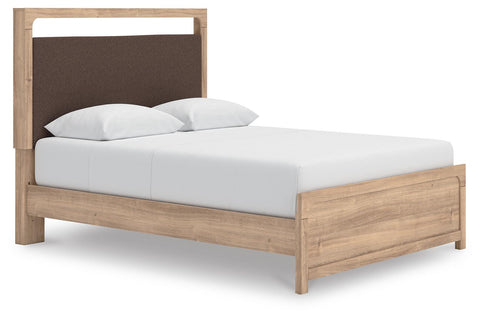 Kinlanni Upholstered Platform Bed and Dresser