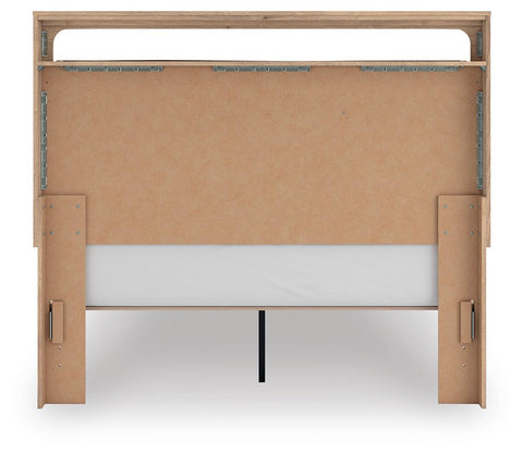 Kinlanni Upholstered Platform Bed and Dresser