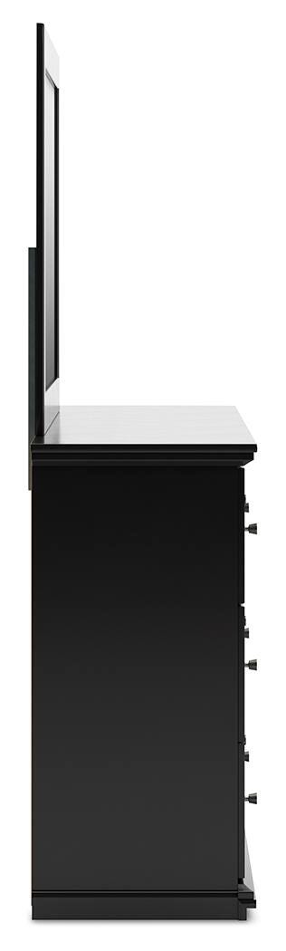 Maribel Panel Bed, Dresser, Mirror and Chest