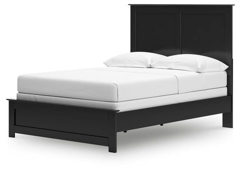 Maribel Panel Bed with Dresser, Mirror and 2 Nightstands