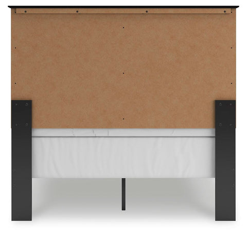 Maribel Panel Bed with Dresser, Mirror and 2 Nightstands