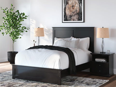 Maribel Panel Bed, Dresser, Mirror, Chest and Nightstand