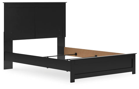 Maribel Panel Bed with Dresser, Mirror and 2 Nightstands