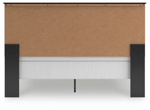 Maribel Panel Bed with Dresser, Mirror and 2 Nightstands