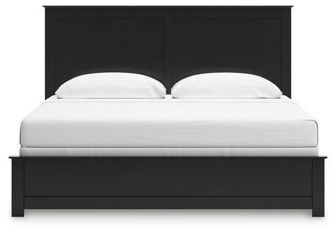 Maribel Panel Bed with Dresser, Mirror and 2 Nightstands