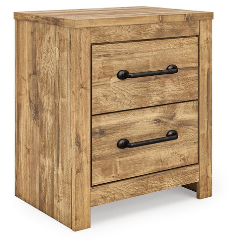 Maystonna Crossbuck Panel Bed, Dresser, Mirror and Nightstand