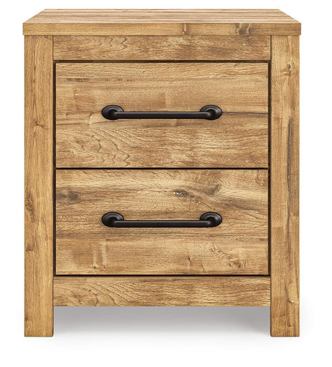 Maystonna Crossbuck Panel Bed, Dresser, Mirror and Nightstand