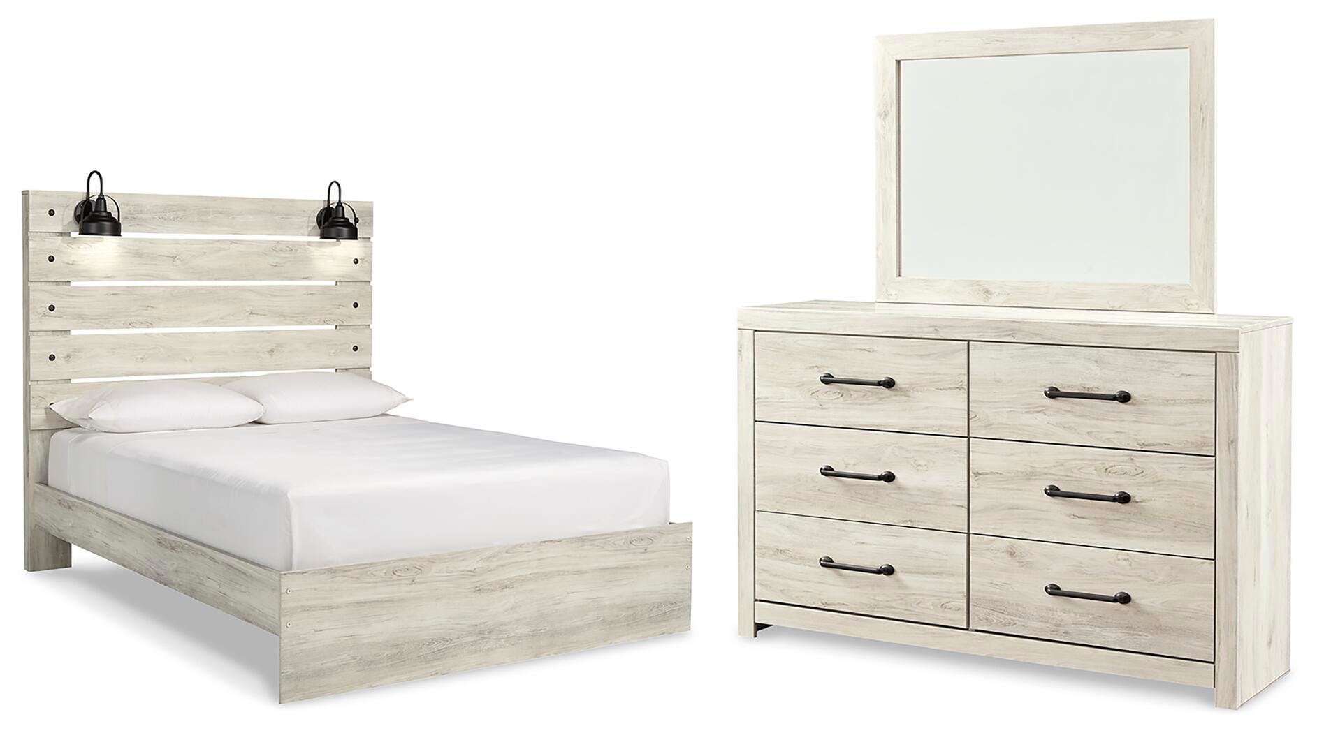 Cambeck Panel Bed, Dresser and Mirror