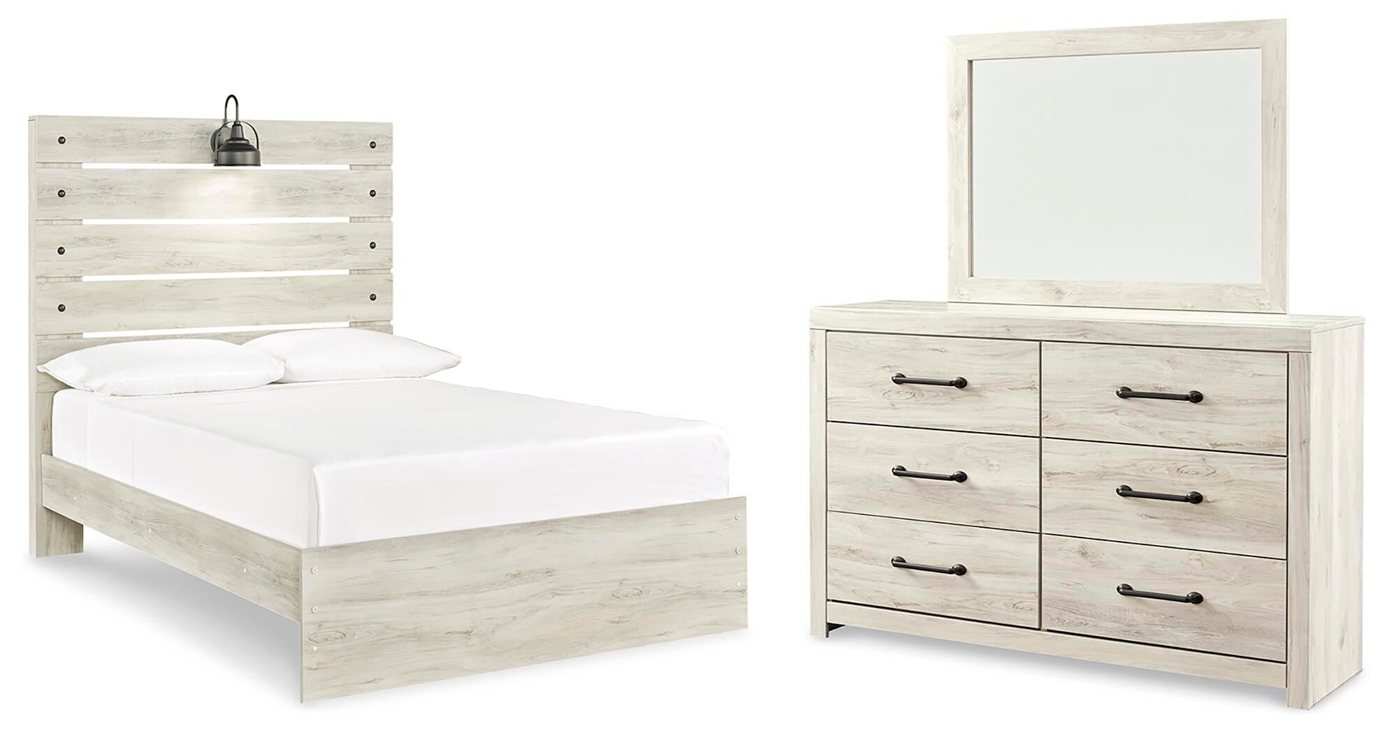 Cambeck Panel Bed, Dresser and Mirror