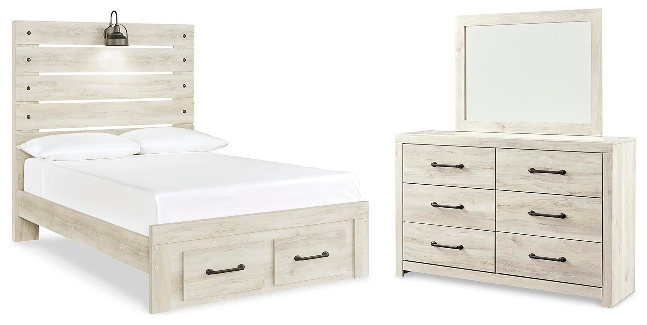 Cambeck Storage Bed, Dresser and Mirror