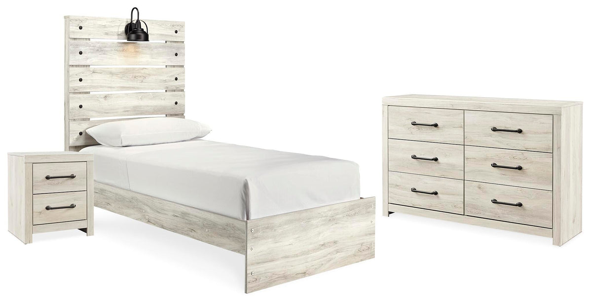Cambeck Panel Bed, Dresser and Nightstand