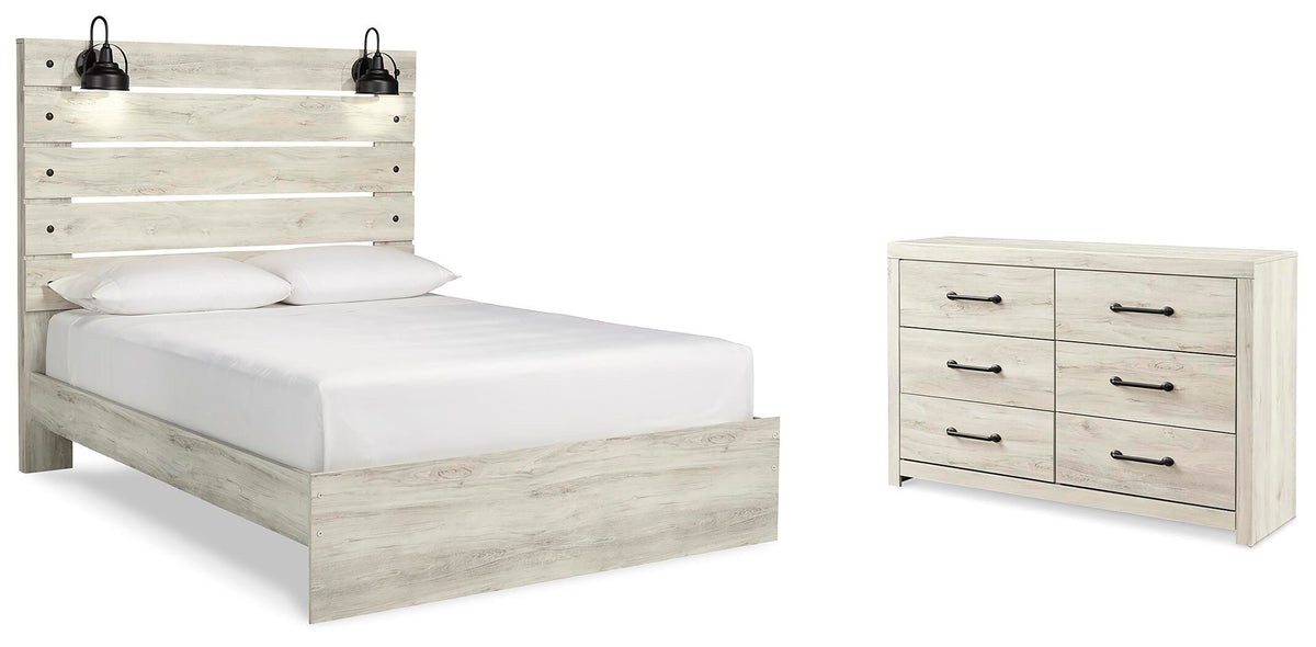 Averly Panel Bed and Dresser