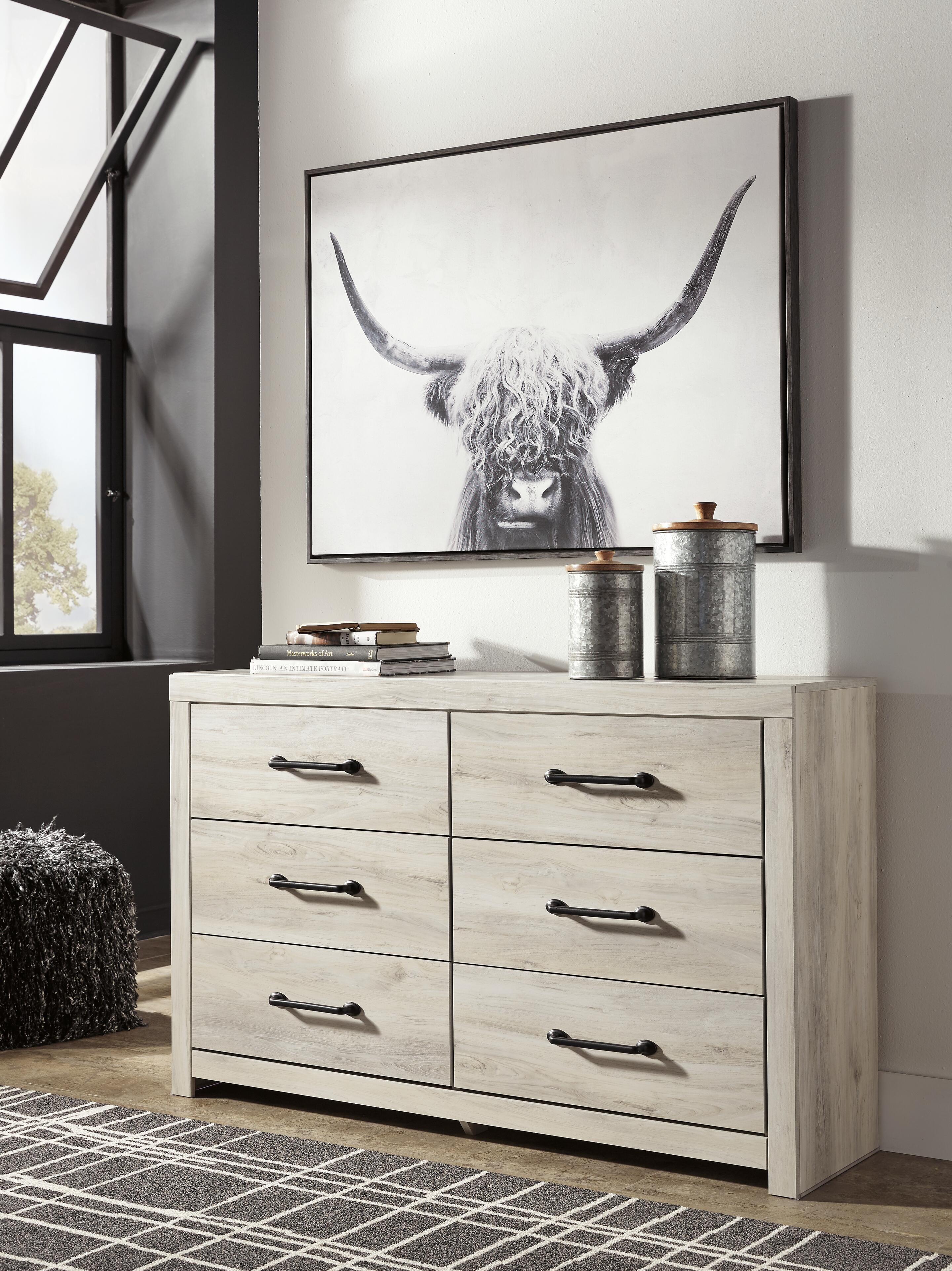 Cambeck Panel Bed with Storage and Dresser