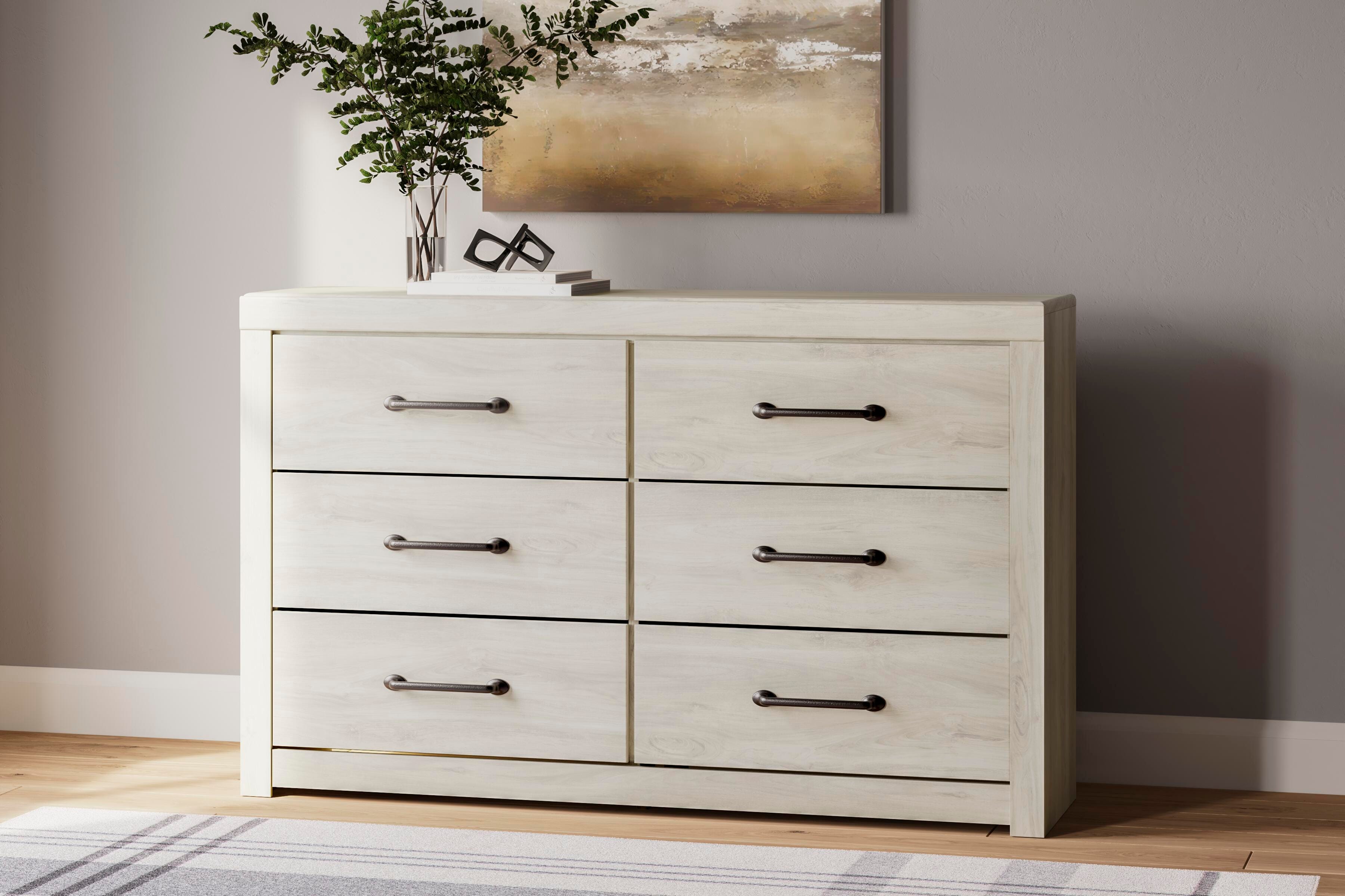 Cambeck Panel Bed with Storage, Dresser and 2 Nightstands
