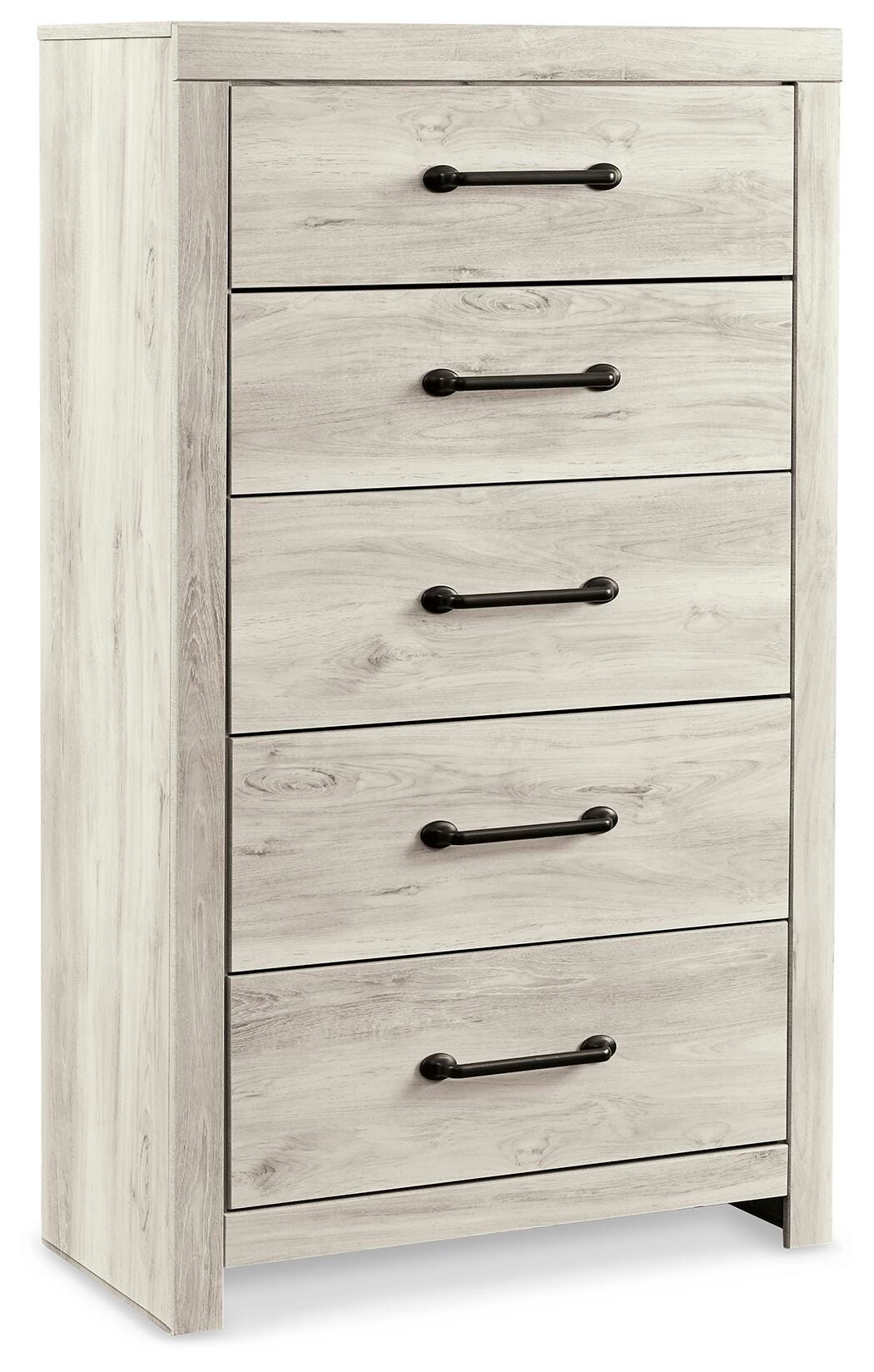 Cambeck Panel Bed with Storage, Dresser, Mirror, Chest and 2 Nightstands