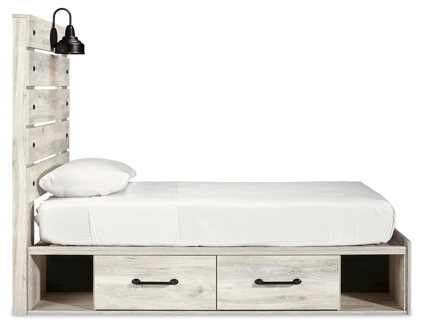 Averly Panel Storage Bed, Dresser, Mirror, Chest and 2 Nightstands