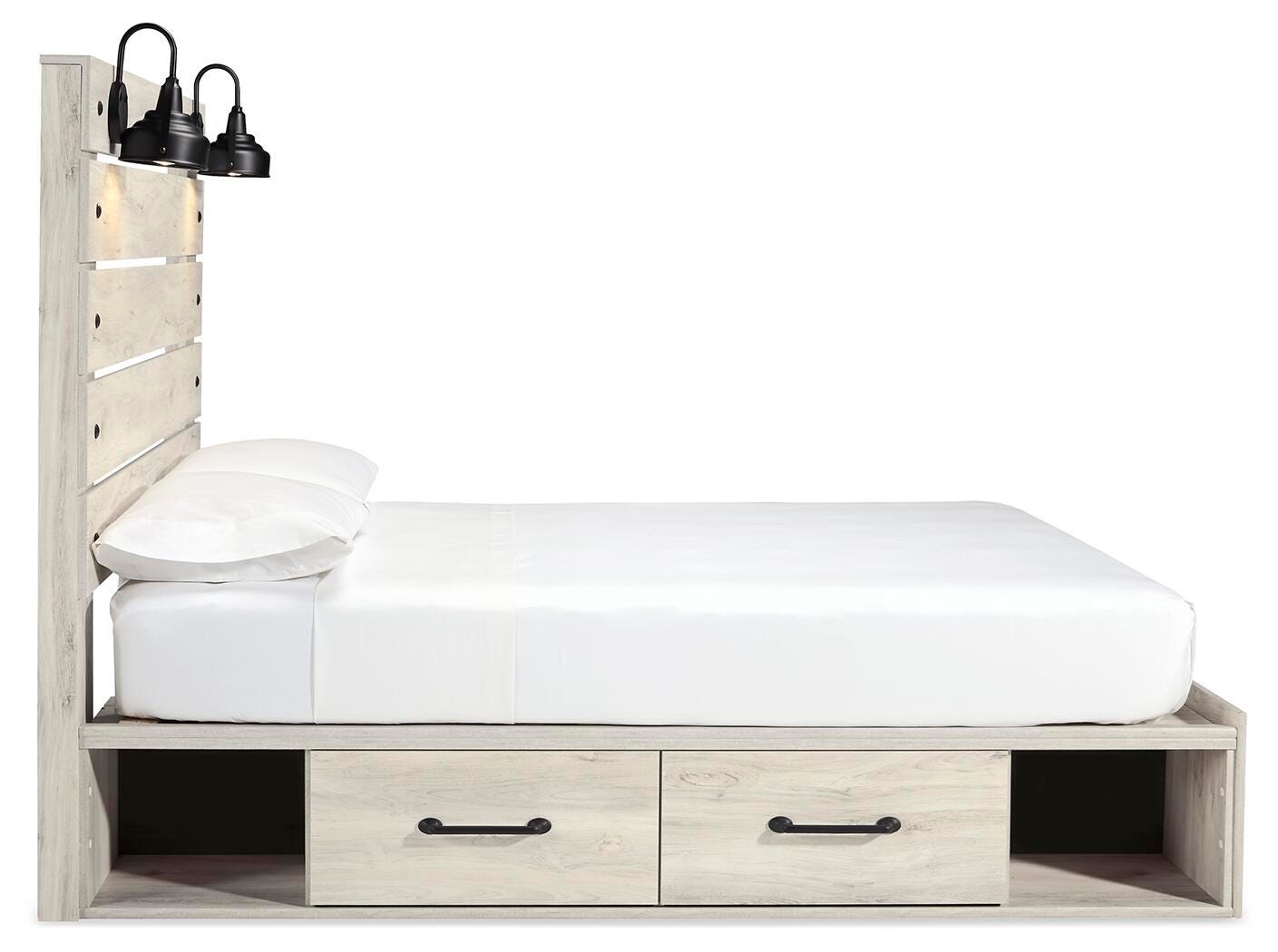 Averly Panel Storage Bed, Dresser, Mirror, Chest and Nightstand