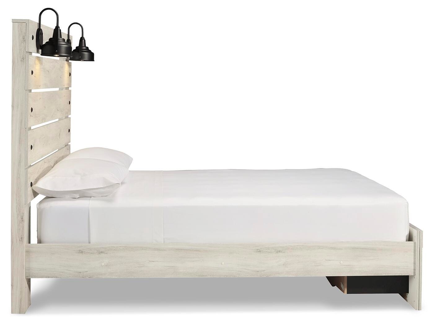 Cambeck Panel Bed with 2 Storage Drawers